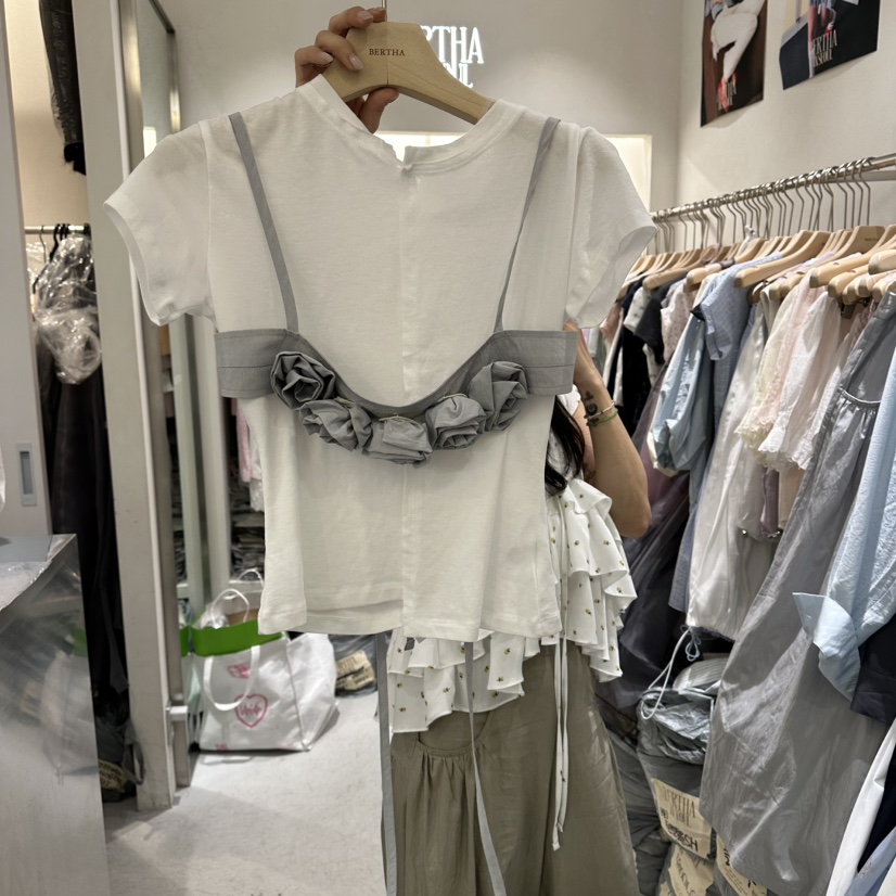 BERTHA韓國直郵女士新品人氣時尚推薦26春夏吊帶背心不含內搭BERTHA吊帶/背心圖色2