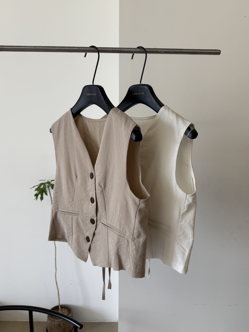 LARCENCICL/BESO韓國直郵女士新品職業時尚休閑熱賣馬甲LARCENCICL/BESO馬甲