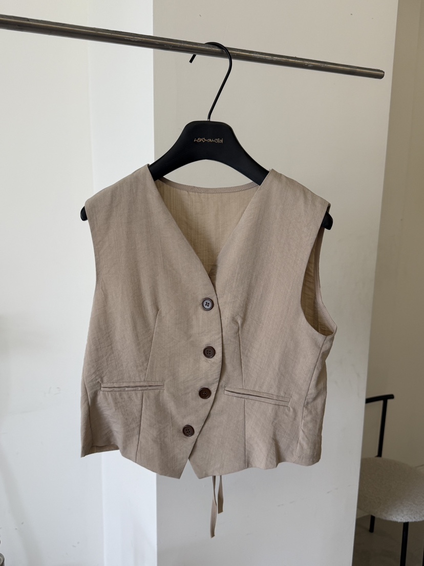 LARCENCICL/BESO韓國直郵女士新品職業時尚休閑熱賣馬甲LARCENCICL/BESO馬甲圖色2