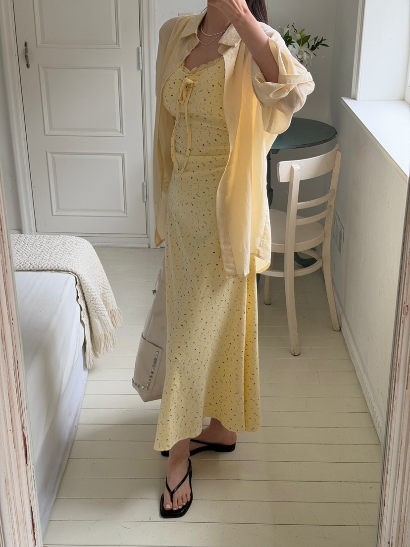 JOURNEY韓國直郵女裝新款26夏季時尚休閑26春夏襯衫蕾絲衫透明JOURNEY襯衫/蕾絲衫