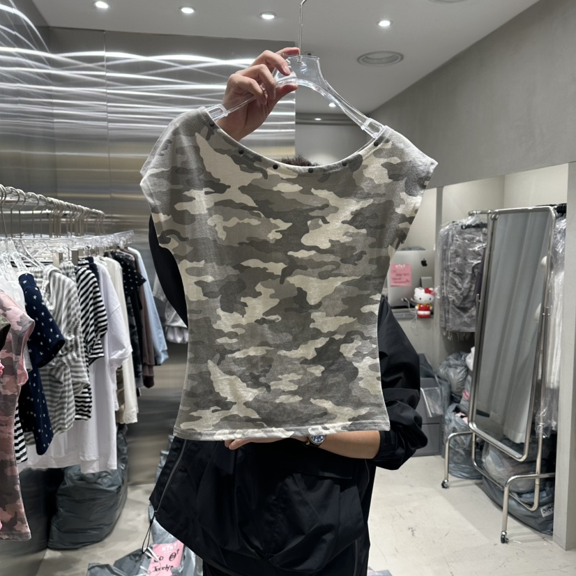 KIKI韓國直郵實拍女裝新品推薦26春夏休閑熱賣人氣職業T恤KIKIT恤圖色3