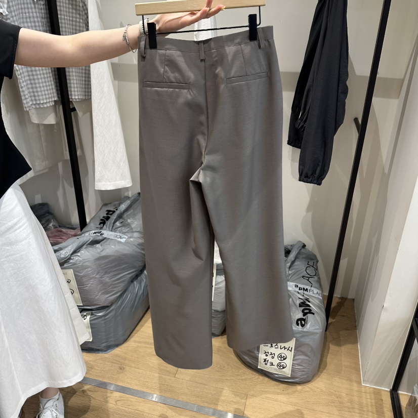 aube nunt韓國直郵女裝新品26春夏休閑職業熱賣推薦休閑褲aube nunt休閑褲
