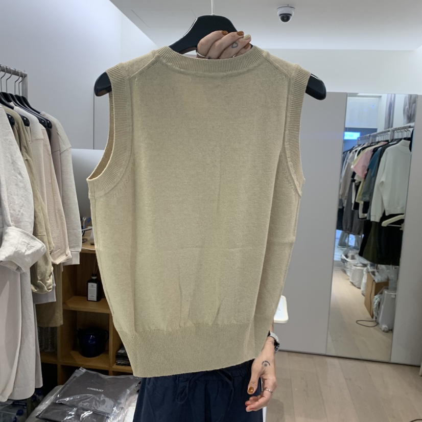 THE STARDUST韓國東大門代購女士新品人氣吊帶背心無袖針織衫V領THE STARDUST吊帶/背心