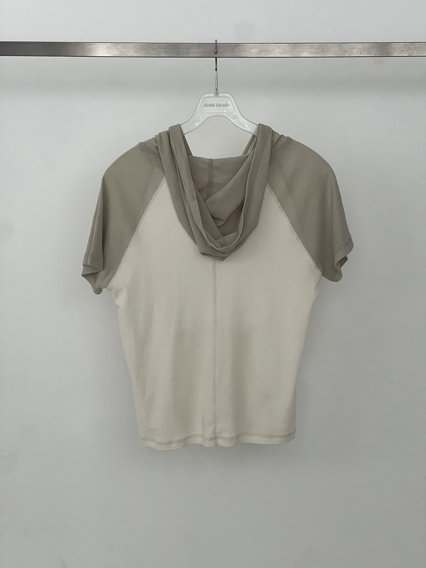 WEARABLE-L韓國東大門代購女裝新品人氣26春夏T恤連帽衫撞色WEARABLET恤
