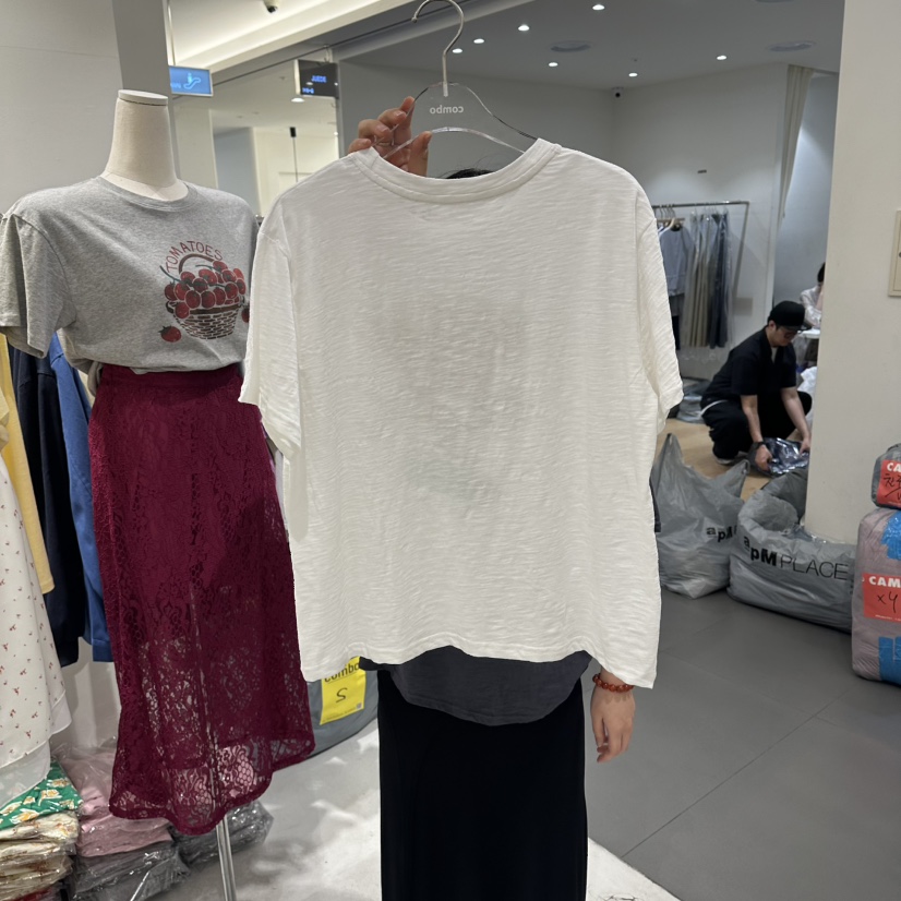 COMBO韓國東大門直郵女士新品推薦26夏季26春夏人氣職業T恤COM_BOT恤