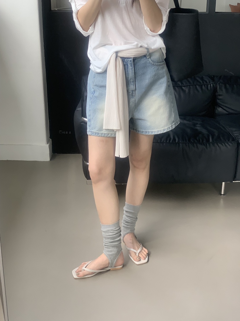 TRUE東大門實拍韓國女士新款職業熱賣推薦26夏季26春夏短褲TRUE短褲