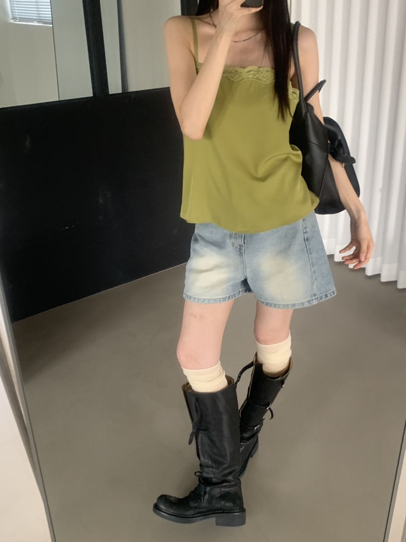 TRUE東大門實拍韓國女士新款職業熱賣推薦26夏季26春夏短褲TRUE短褲