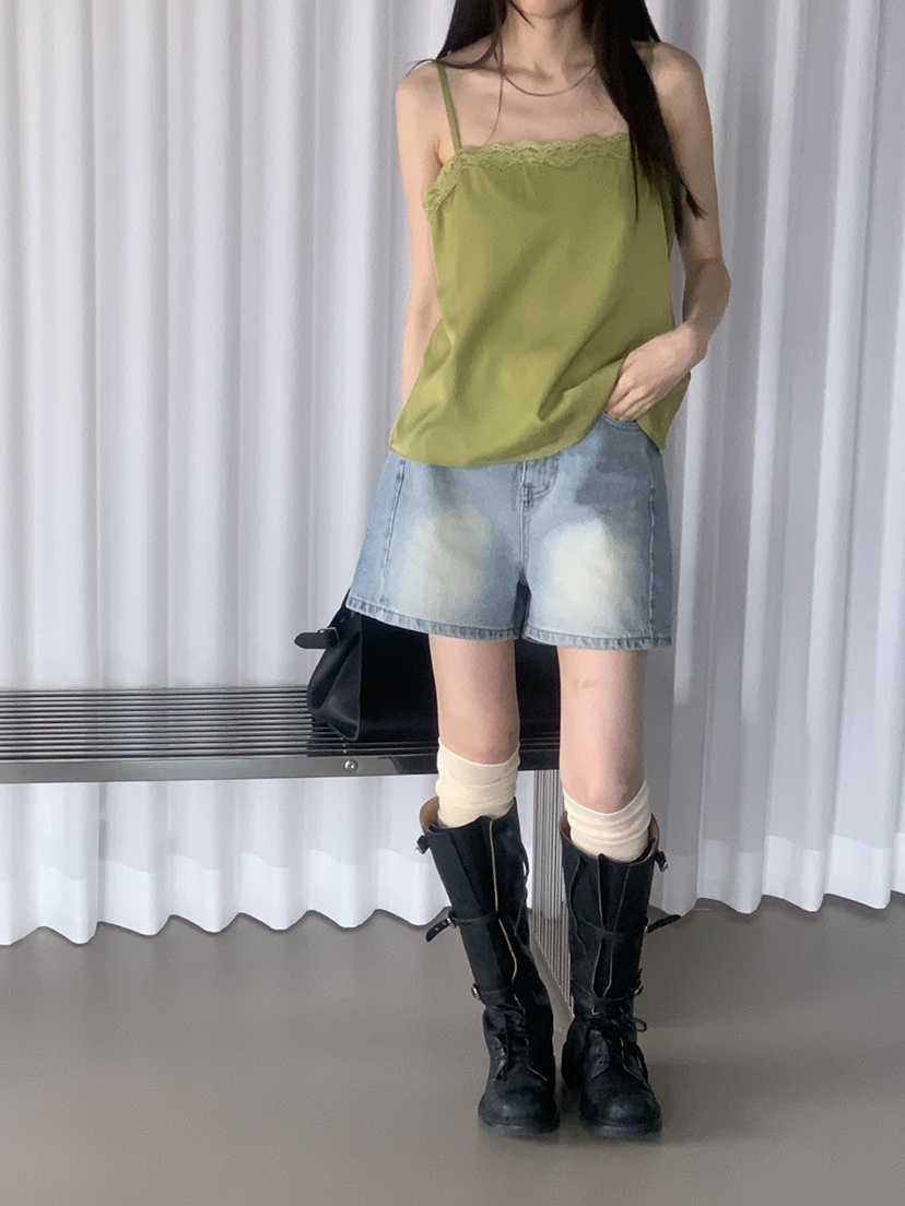 TRUE東大門實拍韓國女士新款職業熱賣推薦26夏季26春夏短褲TRUE短褲