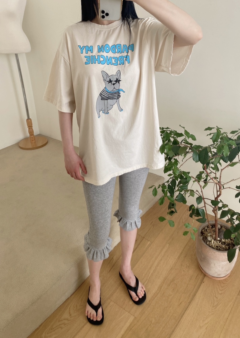 MINIQUEENS韓國東大門代購女裝新品人氣26春夏熱賣T恤復古MINIQUEENST恤