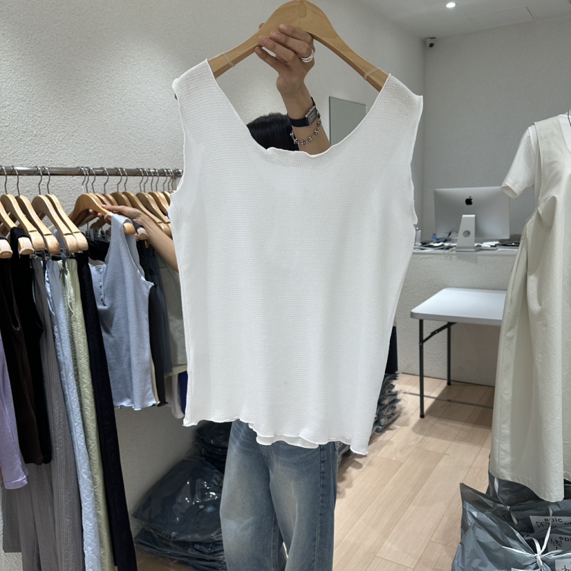EPIC-S韓國直郵女裝新品人氣職業26春夏熱賣吊帶背心華夫格EPIC-S吊帶/背心