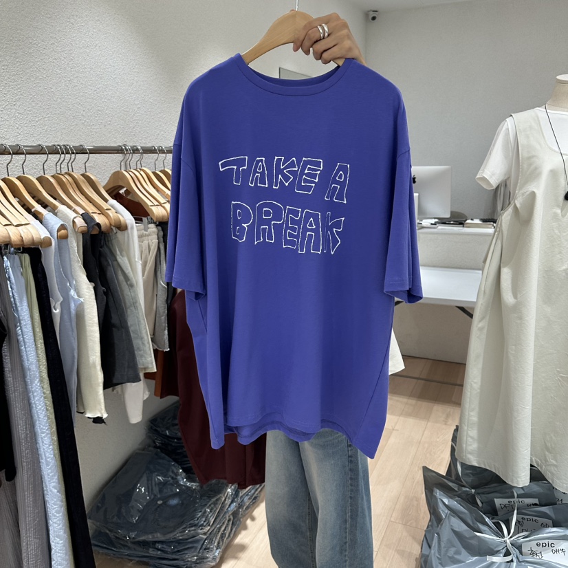 EPIC-S韓國代購女士新品26夏季26春夏時尚人氣職業推薦T恤EPIC-ST恤圖色2