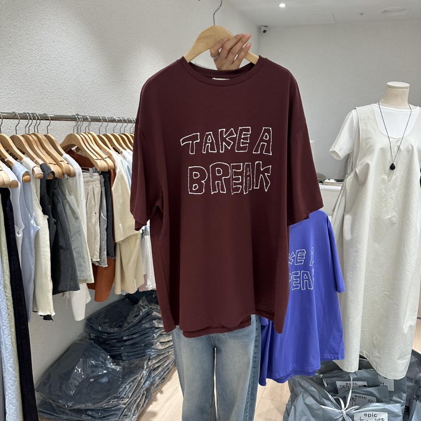 EPIC-S韓國代購女士新品26夏季26春夏時尚人氣職業推薦T恤EPIC-ST恤圖色3