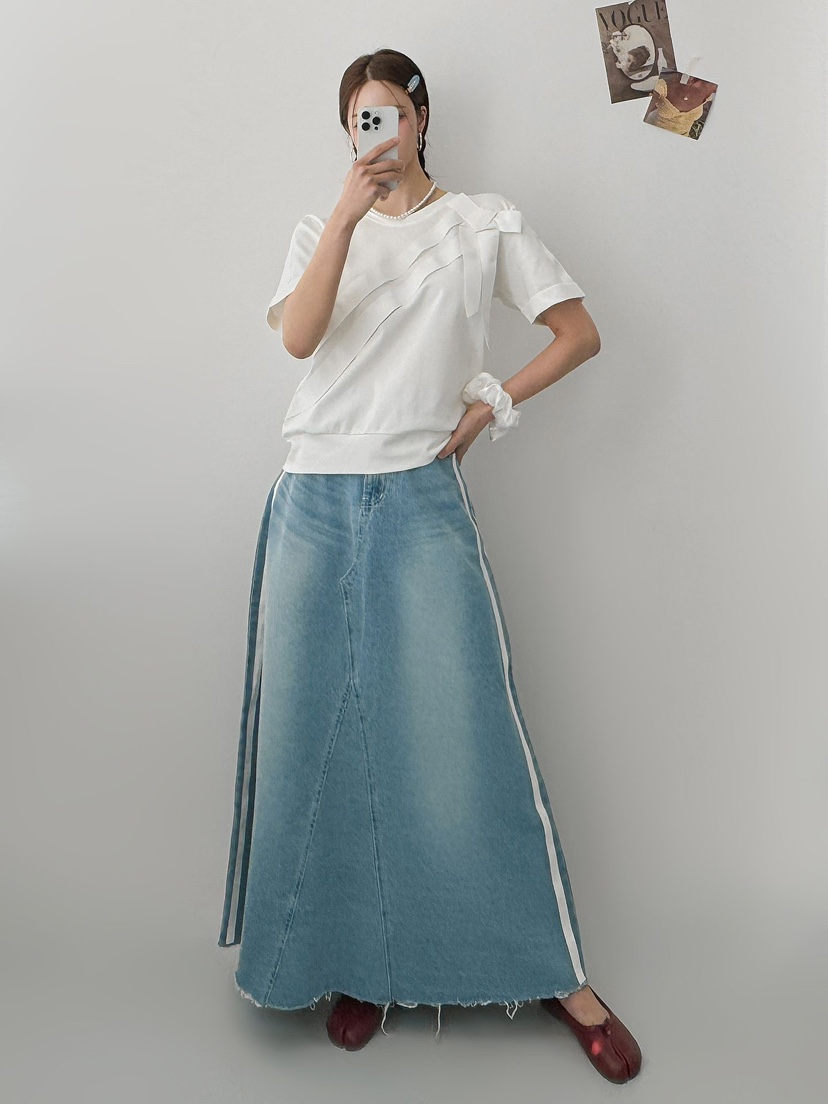 IAAN韓國直郵女士新品人氣26夏季熱賣26春夏職業推薦休閑T恤iaAnT恤