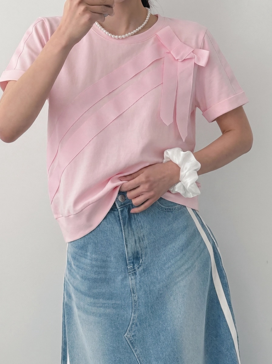 IAAN韓國直郵女士新品人氣26夏季熱賣26春夏職業推薦休閑T恤iaAnT恤