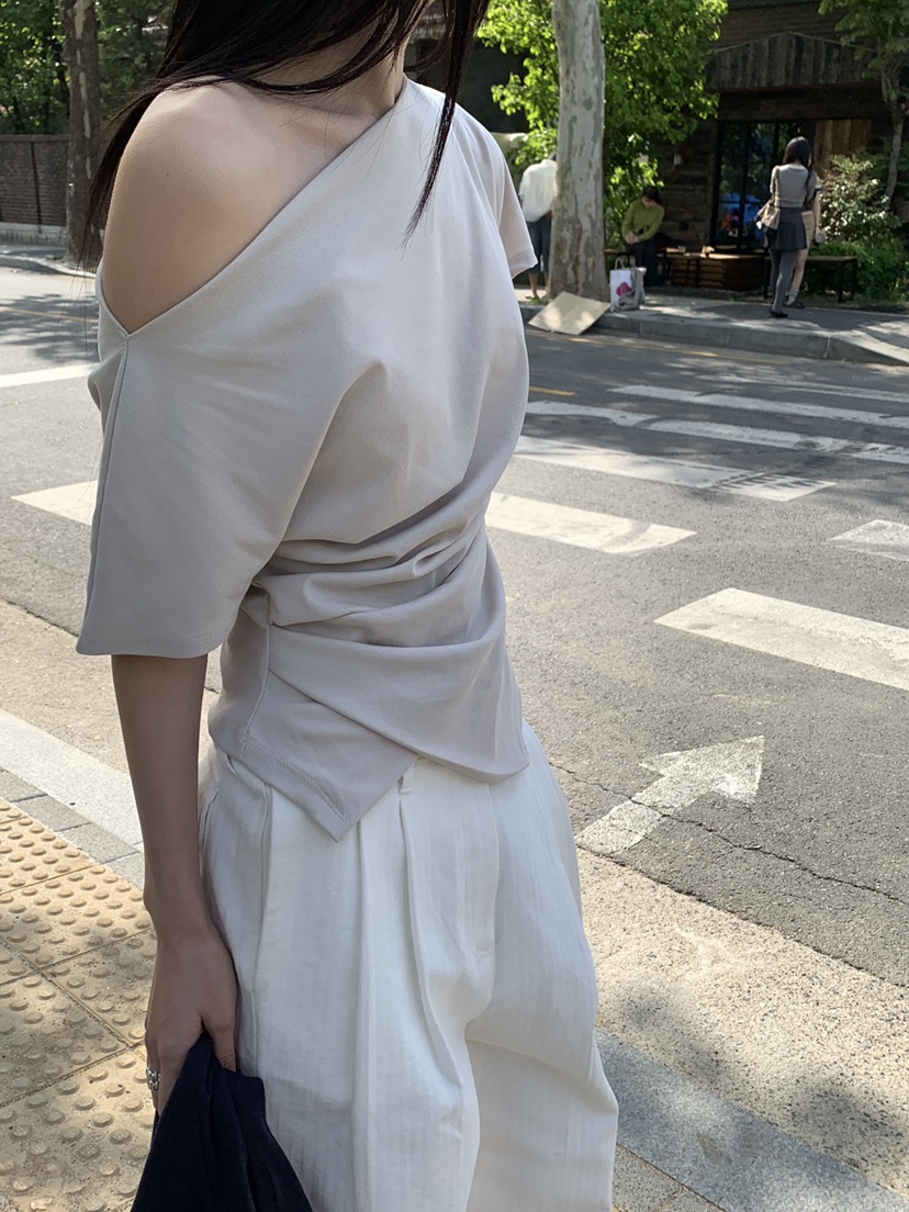 B_GARDER韓國東大門直郵女裝新品職業時尚26夏季推薦人氣T恤B.GARDERT恤