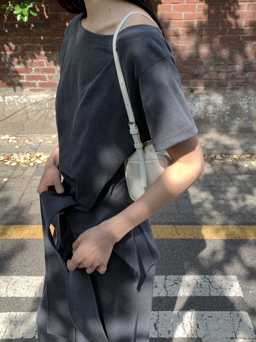 B_GARDER韓國直郵實拍女裝新款熱賣26夏季26春夏人氣T恤豬皮B.GARDERT恤