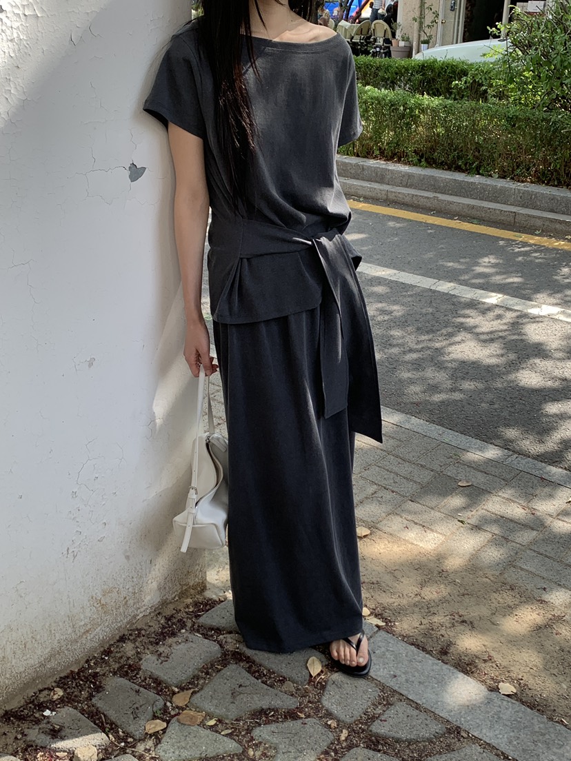 B_GARDER韓國直郵實拍女裝新款休閑推薦熱賣職業26春夏長裙B.GARDER長裙