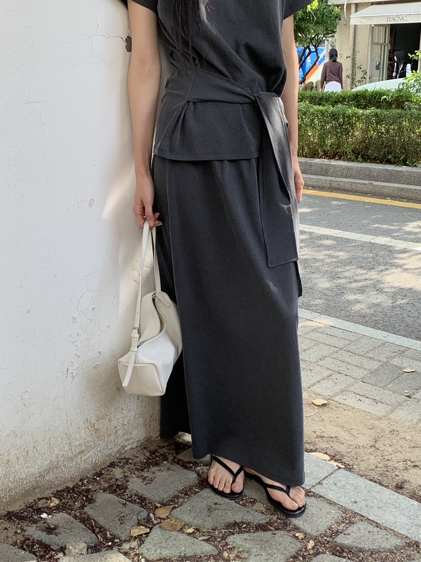 B_GARDER韓國直郵實拍女裝新款休閑推薦熱賣職業26春夏長裙B.GARDER長裙圖色2