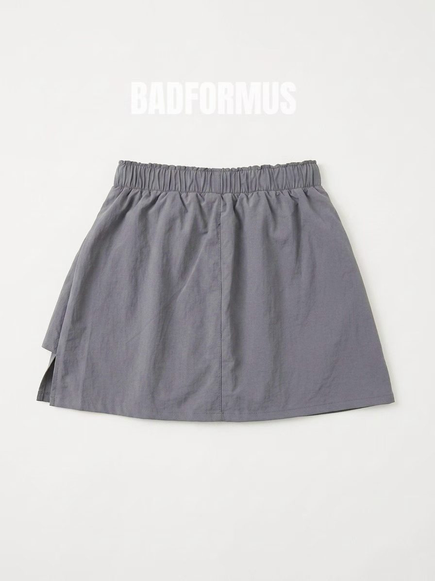 BADFORMUS韓國東大門直郵女裝新品人氣休閑時尚推薦短裙口袋BADFORMUS短裙