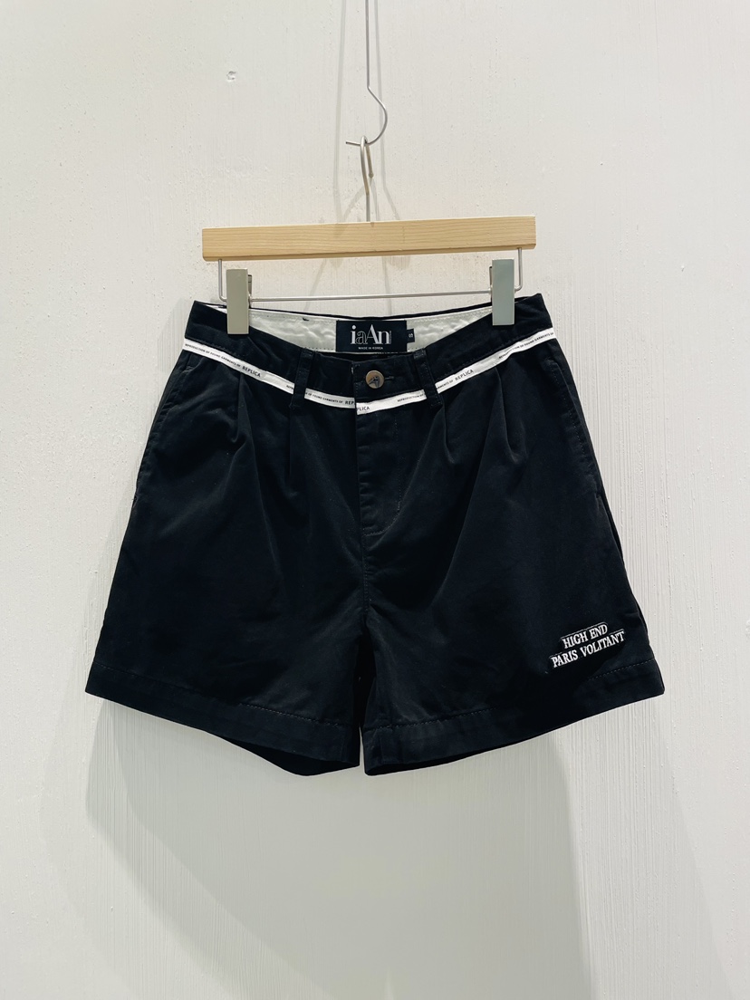 IAAN韓國直郵女裝新品熱賣26夏季人氣休閑26春夏時尚短褲棉iaAn短褲圖色2