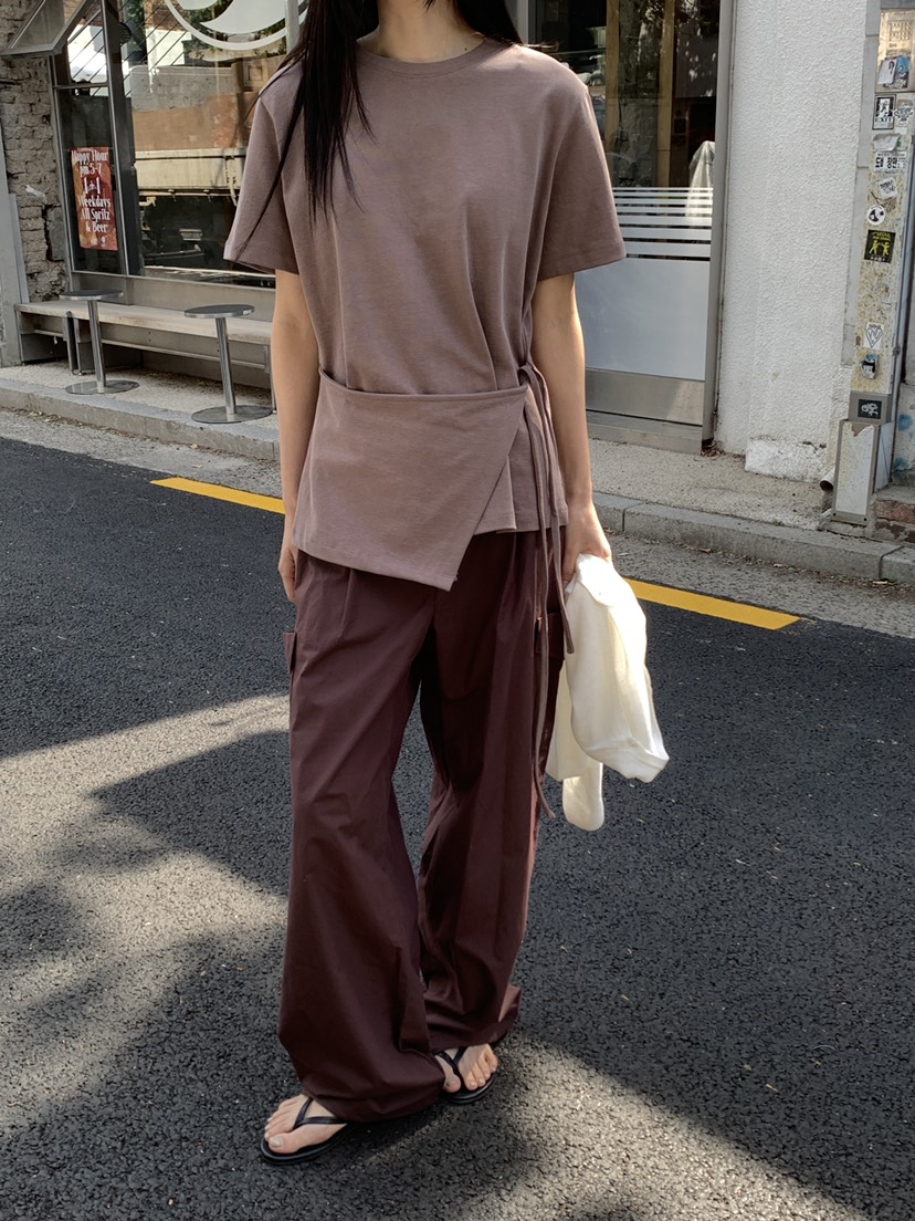 B_GARDER韓國東大門直郵女士新款人氣26春夏職業熱賣26夏季T恤B.GARDERT恤