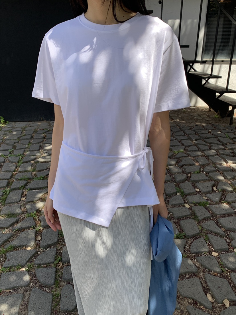 B_GARDER韓國東大門直郵女士新款人氣26春夏職業熱賣26夏季T恤B.GARDERT恤圖色4