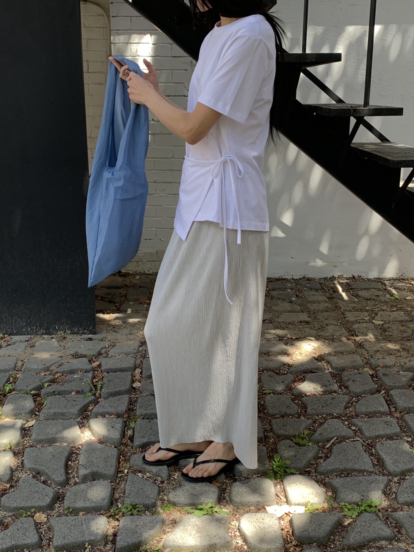 B_GARDER韓國代購女裝新品26春夏熱賣26夏季長裙百褶褶裙B.GARDER長裙