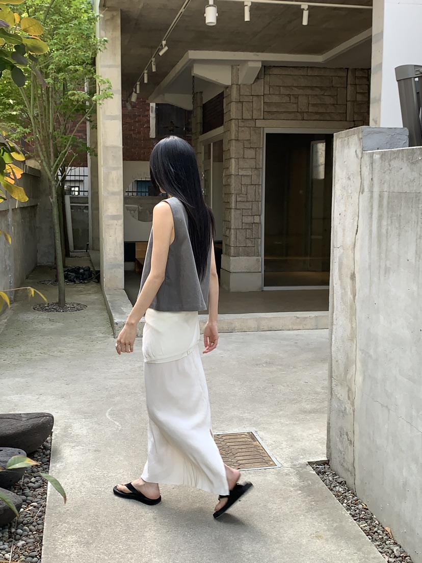 B_GARDER韓國代購女裝新品26春夏熱賣26夏季長裙百褶褶裙B.GARDER長裙