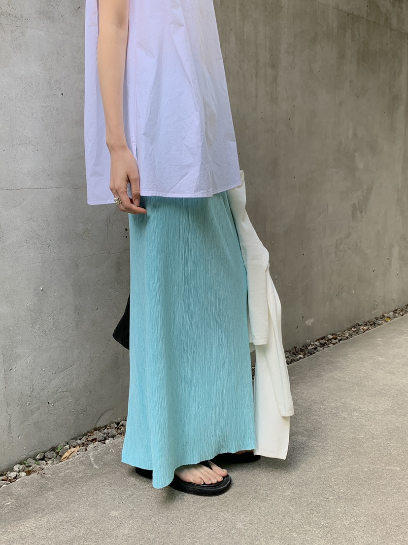 B_GARDER韓國代購女裝新品26春夏熱賣26夏季長裙百褶褶裙B.GARDER長裙圖色2