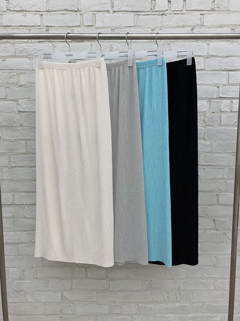 B_GARDER韓國代購女裝新品26春夏熱賣26夏季長裙百褶褶裙B.GARDER長裙圖色4左四色