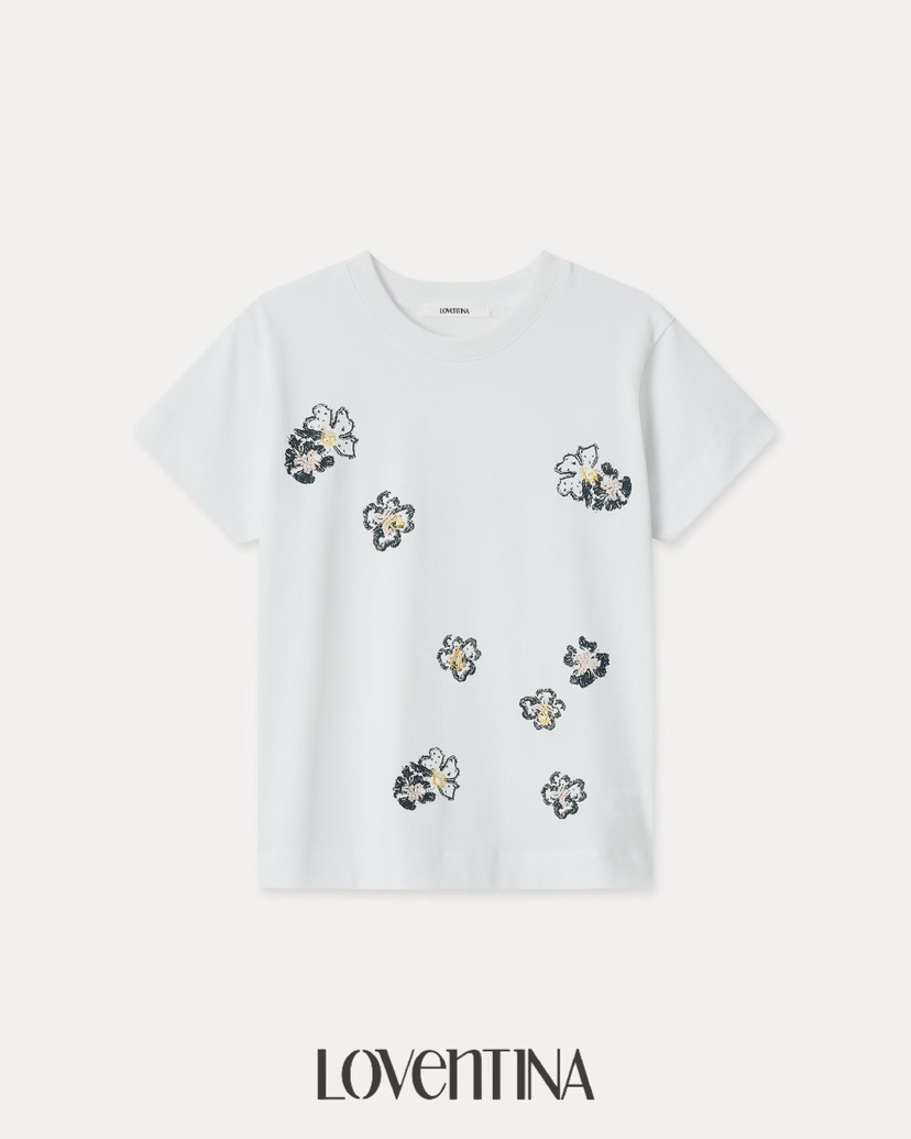GENTLE B/LOVENTINA韓國東大門直郵女裝新品推薦T恤不含內搭GENTLE B/LOVENTINAT恤圖色1