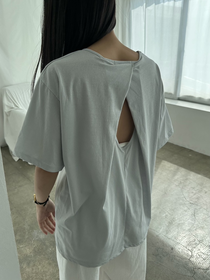 LE VASE韓國直郵女士新款推薦26夏季26春夏職業人氣熱賣T恤LE VASET恤