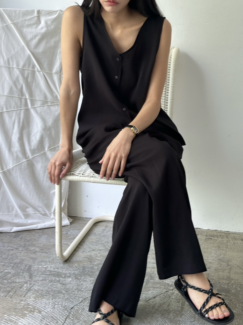 LE VASE東大門實拍韓國女士新款熱賣人氣職業26春夏休閑褲LE VASE休閑褲