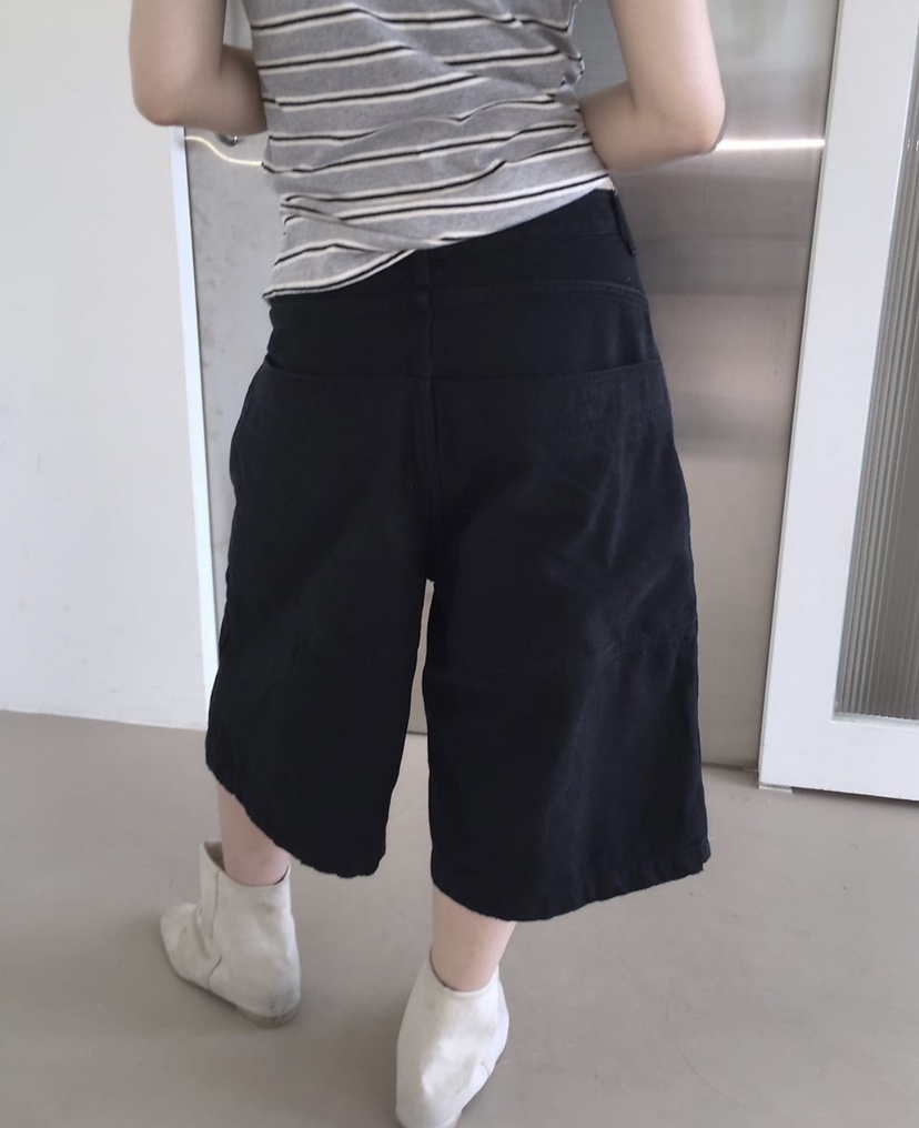 SEEOT韓國直郵實拍女裝新款休閑熱賣短褲不含腰帶男女同款SEEOT短褲