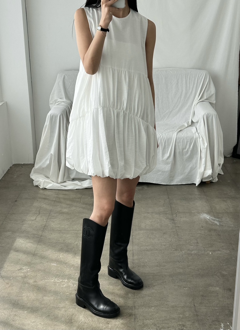 LE VASE韓國代購女士新品26夏季時尚人氣26春夏職業連衣裙LE VASE連衣裙