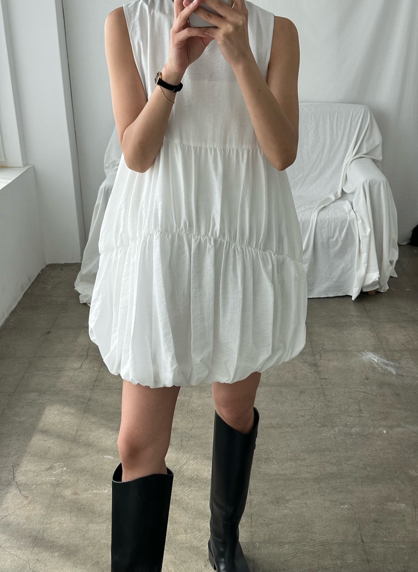 LE VASE韓國代購女士新品26夏季時尚人氣26春夏職業連衣裙LE VASE連衣裙