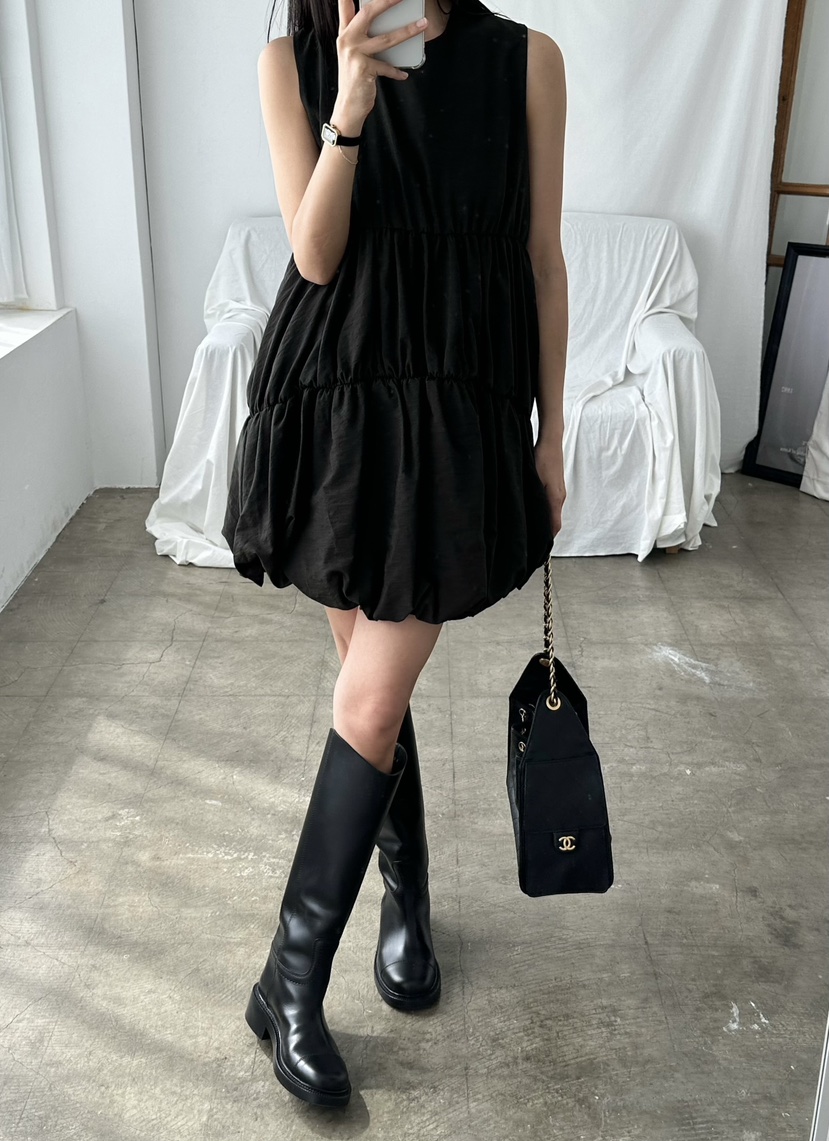 LE VASE韓國代購女士新品26夏季時尚人氣26春夏職業連衣裙LE VASE連衣裙