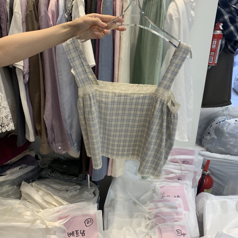 RIVEROOM韓國直郵女士新品26春夏職業時尚人氣26夏季吊帶背心RIVEROOM吊帶/背心