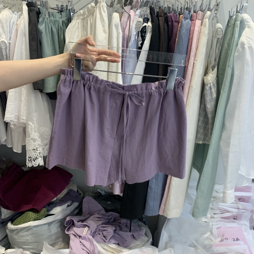 RIVEROOM東大門實拍韓國女裝新品時尚休閑人氣26春夏短褲RIVEROOM短褲圖色2
