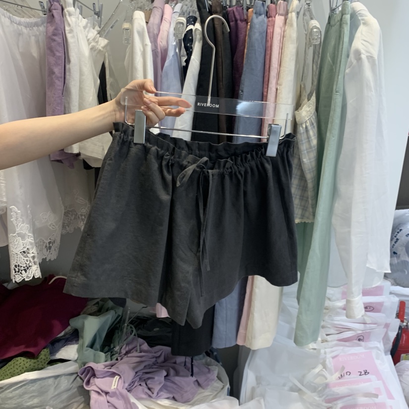 RIVEROOM東大門實拍韓國女裝新品時尚休閑人氣26春夏短褲RIVEROOM短褲圖色4