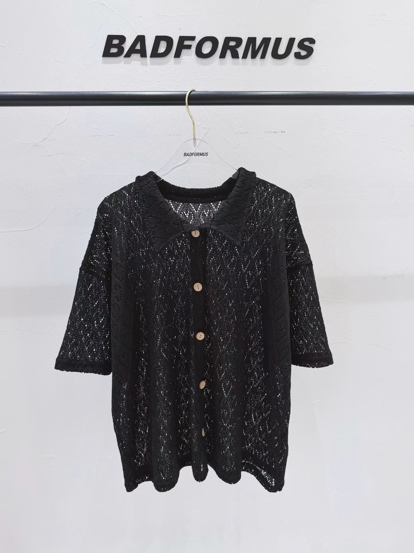 BADFORMUS韓國東大門直郵女裝新品26春夏休閑人氣T恤刺繡BADFORMUST恤圖色2