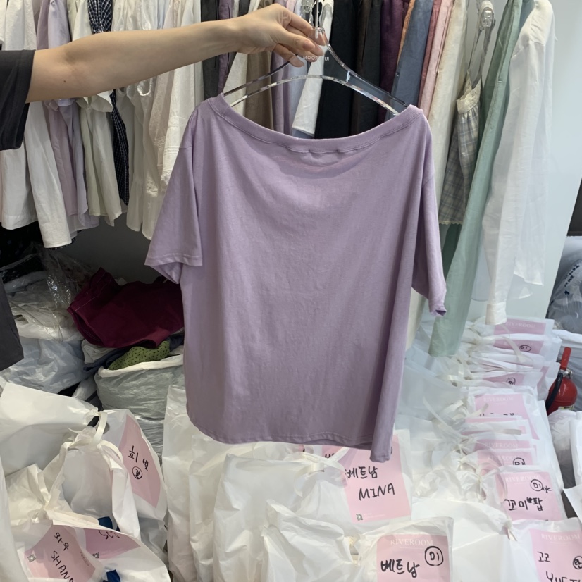 RIVEROOM韓國直郵女裝新款休閑時尚26春夏熱賣人氣推薦T恤RIVEROOMT恤