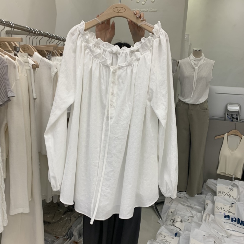TAKE YOUE TIME韓國直郵女裝新款26夏季熱賣襯衫蕾絲衫TAKE YOUE TIME襯衫/蕾絲衫圖色1