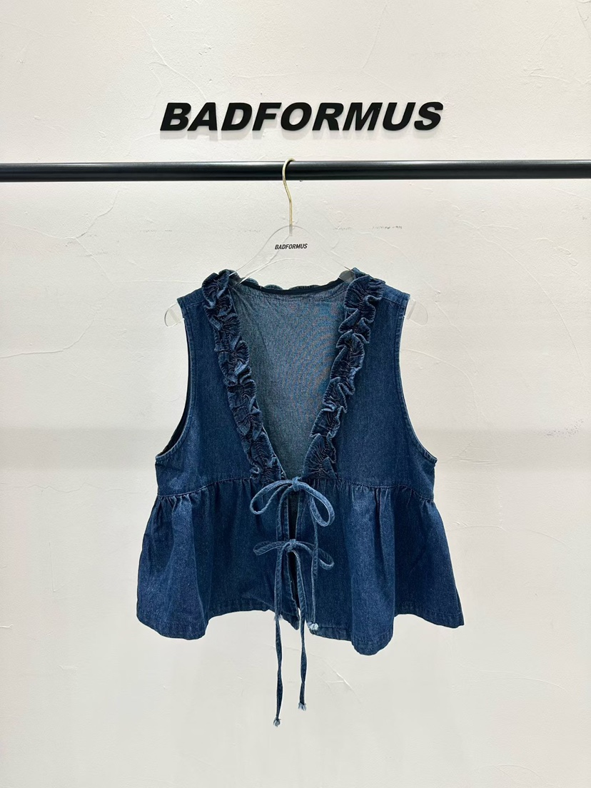 BADFORMUS韓國東大門代購女士新品人氣推薦熱賣休閑馬甲格子BADFORMUS馬甲圖色1