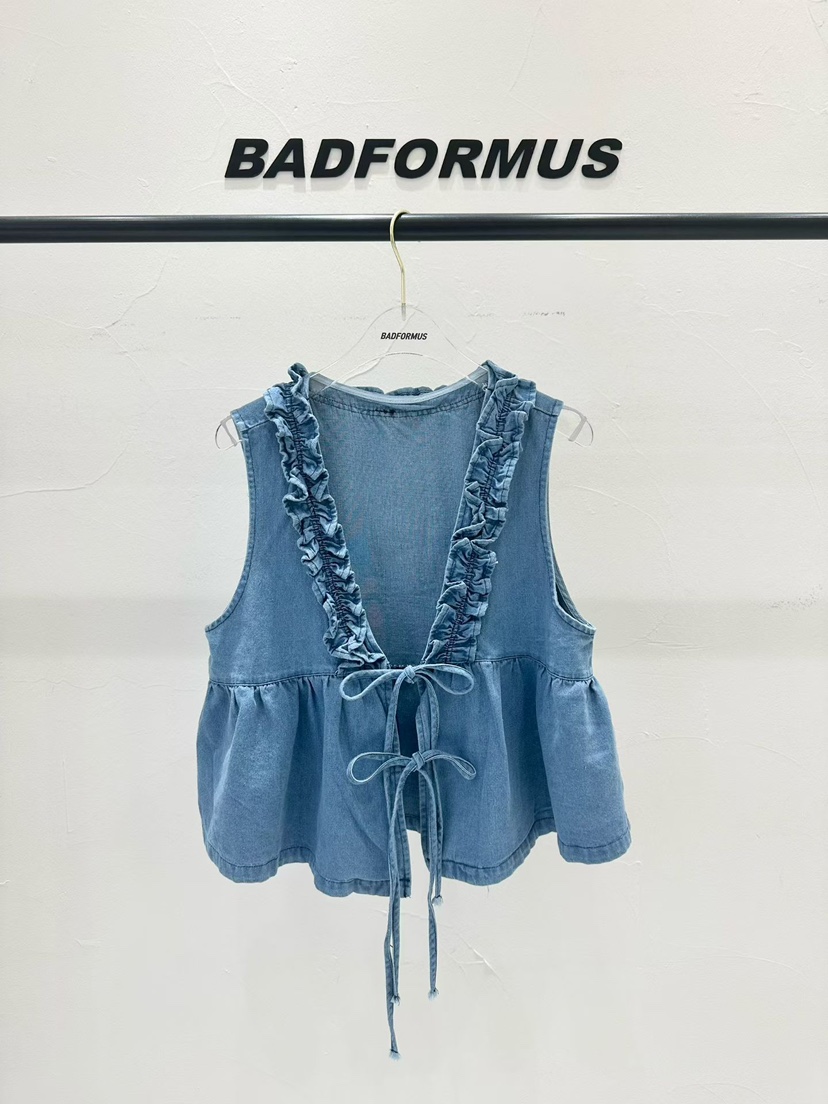 BADFORMUS韓國東大門代購女士新品人氣推薦熱賣休閑馬甲格子BADFORMUS馬甲圖色2