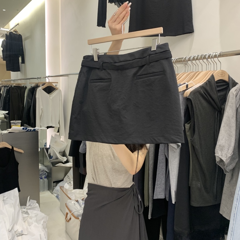TAKE YOUE TIME韓國東大門代購女裝新品職業裙褲含腰帶TAKE YOUE TIME裙褲