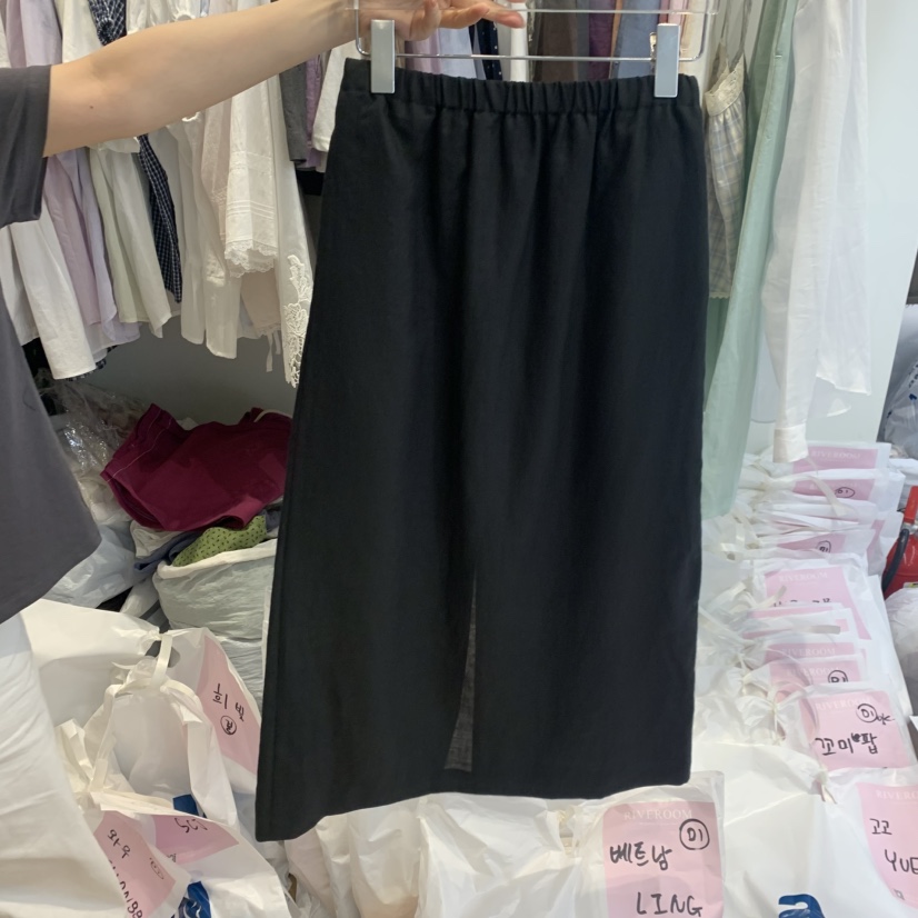 RIVEROOM韓國代購女裝新品職業推薦26春夏半身裙中短裙亞麻RIVEROOM半身裙/中短裙圖色10