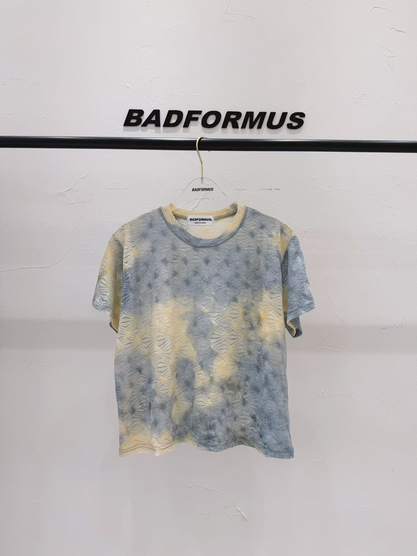 BADFORMUS韓國直郵實拍女裝新品休閑職業時尚熱賣T恤印花BADFORMUST恤圖色1