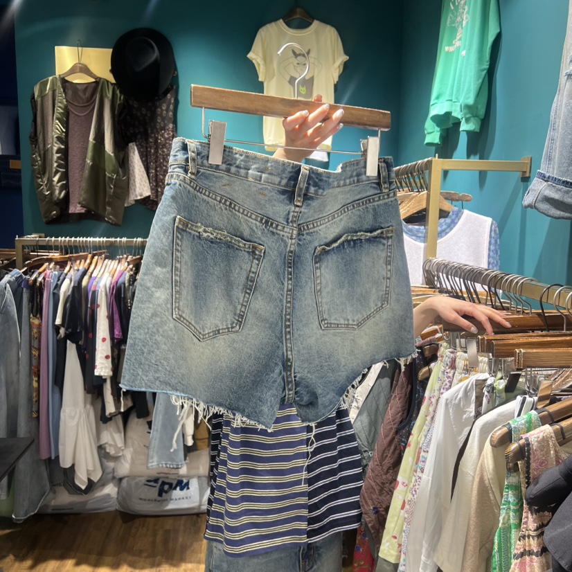 MERCI LINDA韓國直郵女士新品推薦休閑26春夏短褲手工刺繡MERCI LINDA短褲