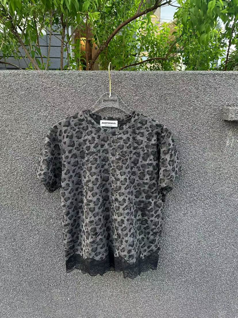 BADFORMUS韓國直郵女士新品26夏季26春夏職業時尚推薦T恤BADFORMUST恤圖色2